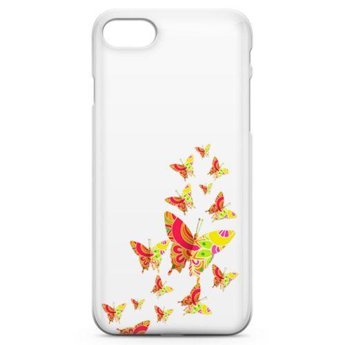 Apple iPhone SE 2020 Kılıf Colorful Kelebek Arka Kapak Koruma Desenli Full Koruyucu