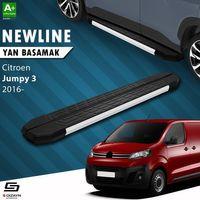 S-Dizayn Citroen Jumpy 3 Kısa Şase NewLine Aluminyum Yan Basamak 213 Cm 2016 Üzeri A+ Kalite