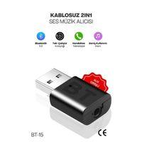 2'si 1 Arada Tak Çalıştır Kablosuz Aux Rx/tx Transmitter Ses Alıcı Verici