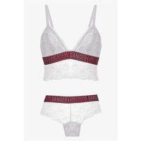 Koza Danger Yazılı Süngerli Bralet Takım - 80227