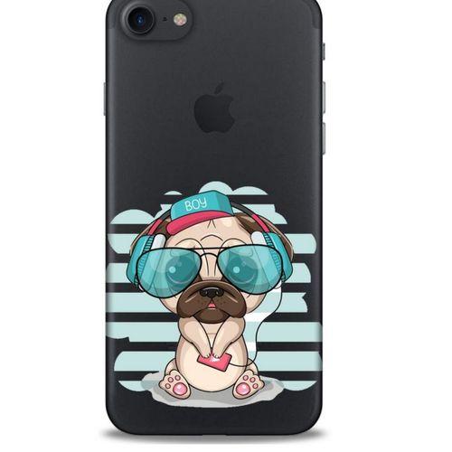 Zoologix (65) Apple Iphone 7 Şeffaf Kılıf Silikon Desenli