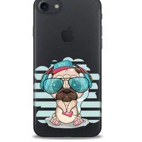 Zoologix (65) Apple Iphone 7 Şeffaf Kılıf Silikon Desenli