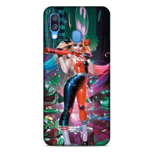 Samsung Galaxy A40 Uyumlu Kılıf Harley Quinn (44) Tough Armor Kılıf Gri-kuşkonmaz