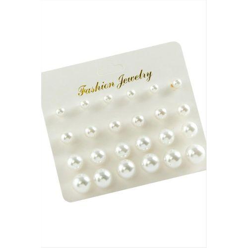 Kartlı İnci Küpe 24 Adet