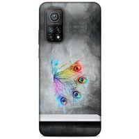 Xiaomi Mi 10T Pro 5G Kılıf Desenli Özel Seri Tüyler (38) Neo Hybrid Kılıf