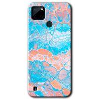 Realme C21 Kılıf Baskılı Arka Kapak - Bubbles 1 +Tam Ekran Koruyucu