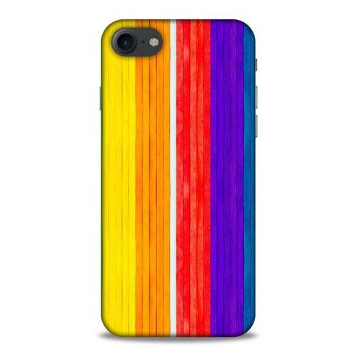 Lopard Apple Iphone 7 Uyumlu Kılıf Wood'X (29) Arka Koruma Kılıfı Baskılı