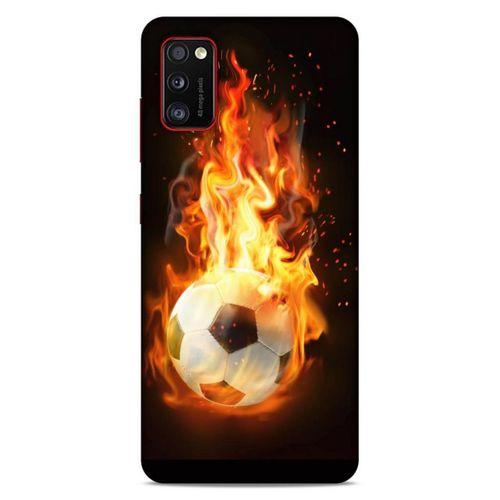 Lopard Samsung Galaxy A41 Uyumlu Kılıf FireX (36) Glitter Kılıf Futbol Topu