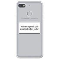 General Mobile GM 8 Go Kılıf HD Yazı Baskılı Silikon Arka Kapak - Yazı 6