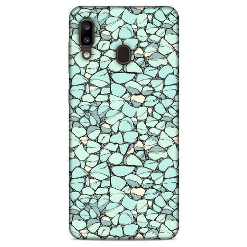 Samsung Galaxy A20 Kılıf Baskılı Özel Seri Taşlı (21) Koruyucu Kapak