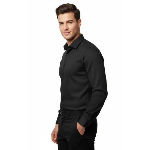 Erkek Silim Fit Armürlü Uzun Kol Gömlek BGL-ST04868