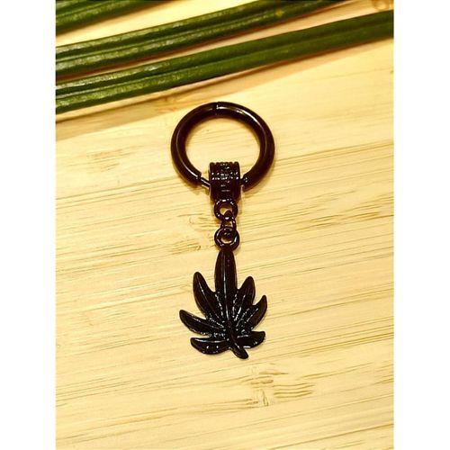 Monalisa Home Çelik Siyah Figürlü Unisex Küpe