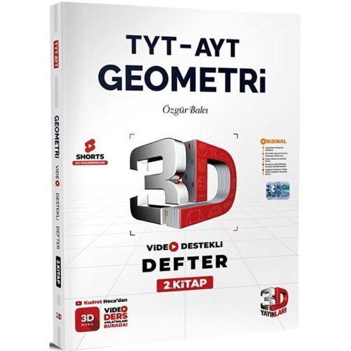 TYT AYT Geometri Video Destekli Defter 2. Kitap 3D Yayınları