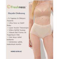 Freshness 0025 Lazer Kesim Tül Yüksek Bel Bato Korse