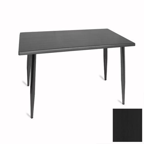 Dockers Manolya Mutfak Masası 70x120 ESB (Werzalit, Wermodin ve Allzalit Tabla) - Siyah