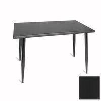 Dockers Manolya Mutfak Masası 70x120 ESB (Werzalit, Wermodin ve Allzalit Tabla) - Siyah