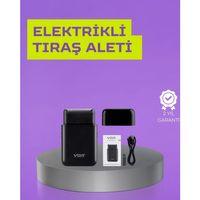 Kart Tasarımlı Şarjlı Tıraş Makinesi | 2 Başlıklı Hassas Kesim