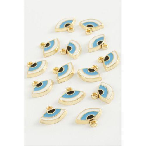 Göz Tek Kulplu Mineli Bileklik ve Kolye Ucu Aparatı 1 Adet