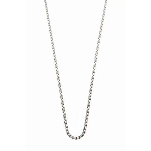 Yılan Zincir Kolye - 45 cm - Gümüş