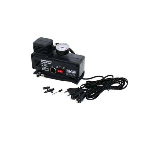 220 Volt-12 Volt 250 Psi Psi Kompresör Lastik Hava Şişirme Oto Pompası Fişli Çakmaklıklı