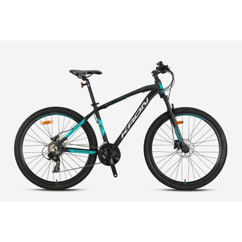 Kron XC 100 Hidrolik Fren 29 Jant Dağ Bisikleti Mat Siyah-Turkuaz 48 cm