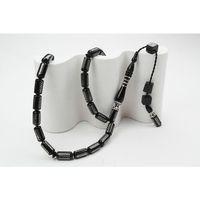 Oltu Taşı  Boru Kesim Kilim Desen İşlemeli Tespih