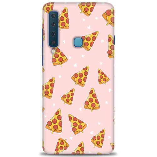 Samsung Galaxy A9 2018 Kılıf HD Baskılı Kılıf - Pizza Dilimleri + Tam Ekran Koruyucu