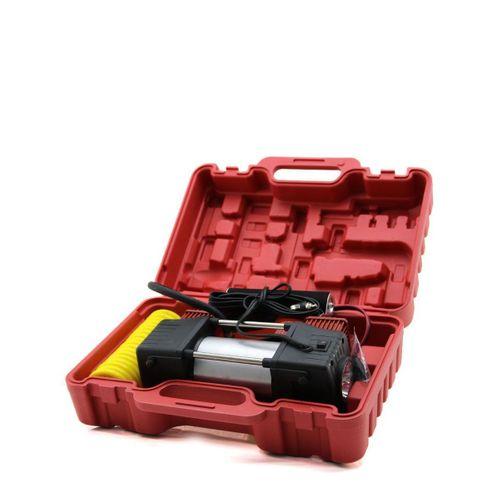 Çift Silindir 12V Oto Hava Kompresörü 150 PSI - Fenerli, Bar Göstergeli