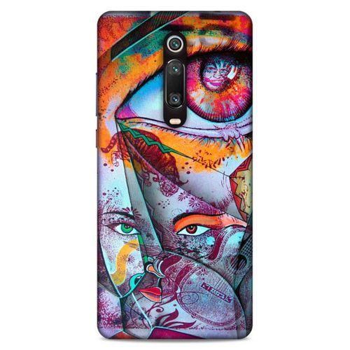 Lopard Xiaomi Redmi K20 Uyumlu Kılıf Sürreal Yüzler ♀ (14) Lansman Kılıf Desenli