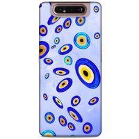 Nazarium (41) Desenli Silikon Kapak Samsung Galaxy A80 Kılıf