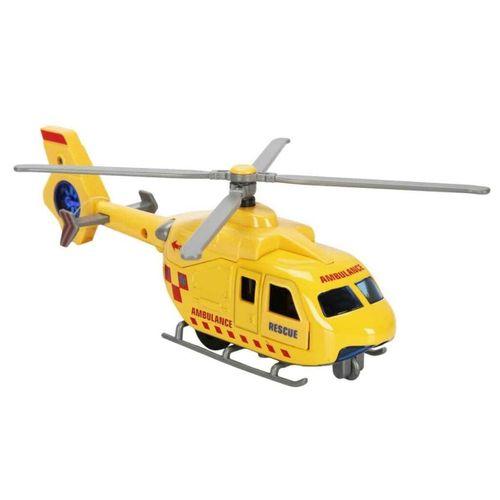 Çek Bırak Metal Helikopter 20 cm - Sarı