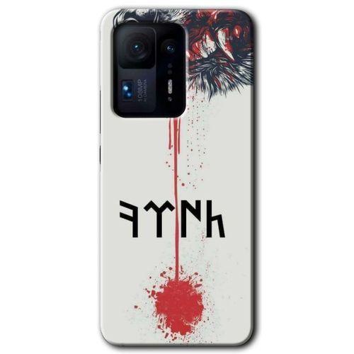 Xiaomi Mi Mix 4 HD Baskılı Kılıf + 9D Tam Ekran Koruyucu - Kan Uykusu