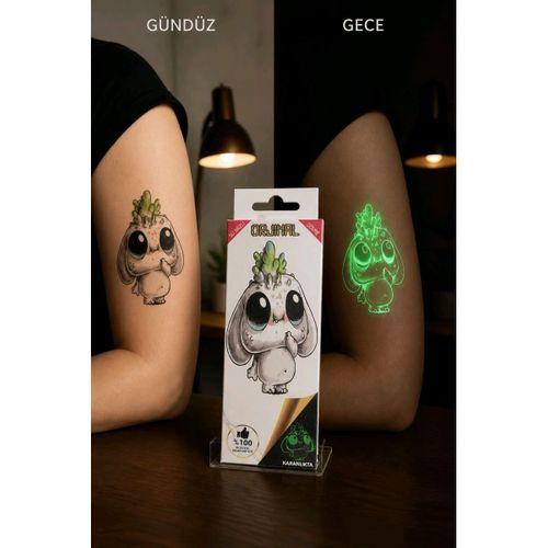 Monalisa Home  Kalıcı Gece Fosforlu Figürlü Dövme