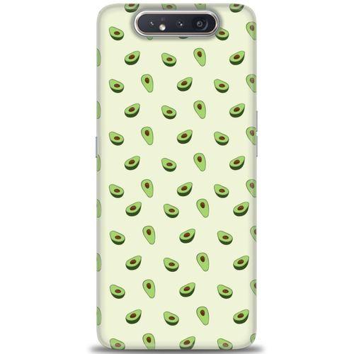 Samsung Galaxy A80 Kılıf HD Baskılı Kılıf - Minik Avakadolar + Tam Ekran Koruyucu