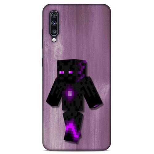 Lopard Samsung Galaxy A70 Uyumlu Kılıf PiXel (50) Shockproof Kılıf Mor