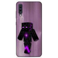 Lopard Samsung Galaxy A70 Uyumlu Kılıf PiXel (50) Shockproof Kılıf Mor