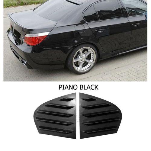 BMW E60 2004-2010 Kelebek Cam Kaplama Parlak Siyah Parça