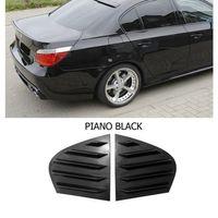 BMW E60 2004-2010 Kelebek Cam Kaplama Parlak Siyah Parça