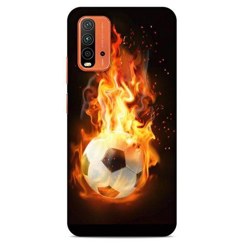 Lopard Xiaomi Redmi 9T Uyumlu Kılıf FireX (36) Glitter Kılıf Futbol Topu