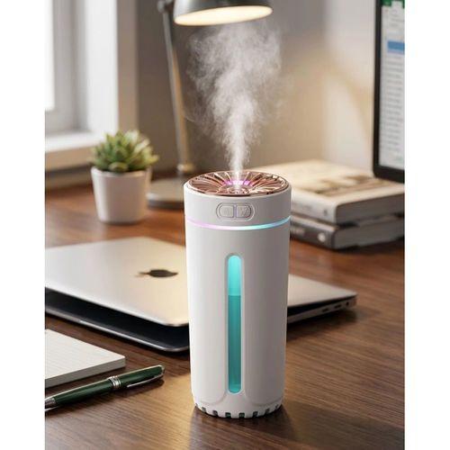 Mini Araç Nemlendirici 5 Esans Hediyeli Usb Işıklı Koku Difüzörü