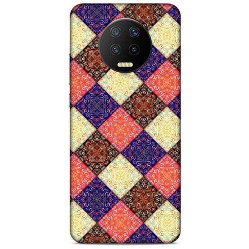 Lopard İnfinix Note 7 Uyumlu Kılıf Ethnic Culture (30) Silicone Case