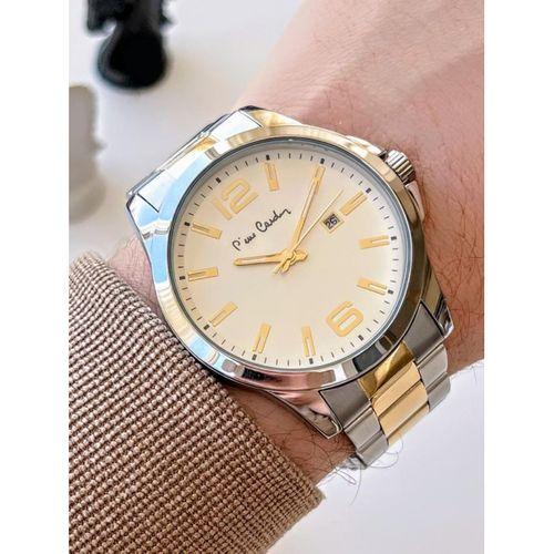 800411F06SB Pierre Cardin Çelik Kordon Erkek Kol Saati 30 Mt Su Gecirmez Kaplan Gözü Bileklik Hdyli