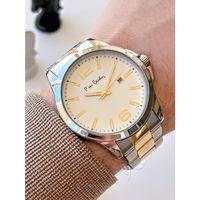 800411F06SB Pierre Cardin Çelik Kordon Erkek Kol Saati 30 Mt Su Gecirmez Kaplan Gözü Bileklik Hdyli