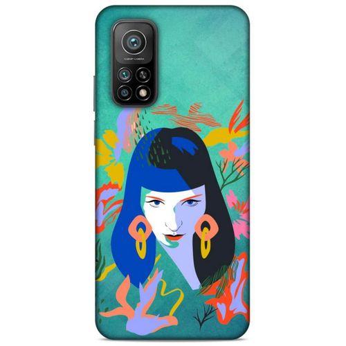 Lopard Xiaomi Mi 10T Pro 5G Uyumlu Kılıf Sürreal Yüzler ♀ (12) Koruyucu Silikon Desenli