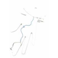 Mavi Taşlı Balık Şahmeran - Gümüş