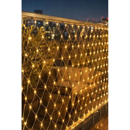 Led File Işık Dekoratif Ağ Led Aydınlatma İç Mekan Balkon Bahçe Süsü Yeni Nesil