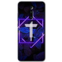 Xiaomi Mi 9T Kılıf HD Desen Baskılı Arka Kapak - Dark Neon Yaprak T Harfi