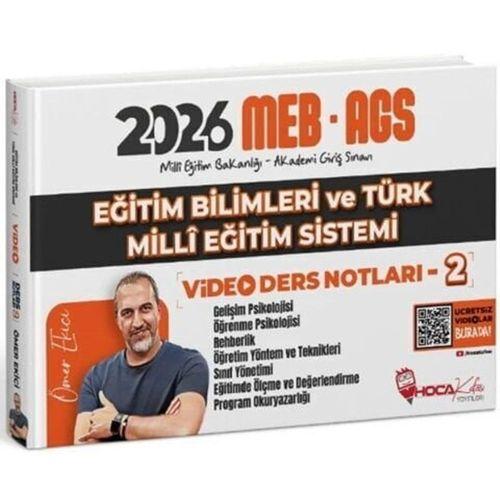 MEB AGS Eğitim Bilimleri ve Türk Milli Eğitim Sistemi Video Ders Notları 2 Hoca Kafası