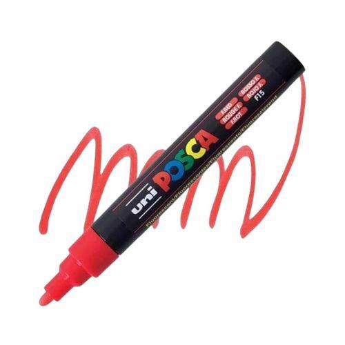 UNİBALL POSCA (1.8-2.5) SU BAZLI BOYAMA MARKÖRÜ FLORASAN KIRMIZI ( N ) (UNİ-PC-5M)