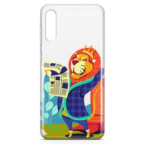 Samsung Galaxy A70 Kılıf Aslan Kral Arka Kapak Koruma Desenli Full Koruyucu